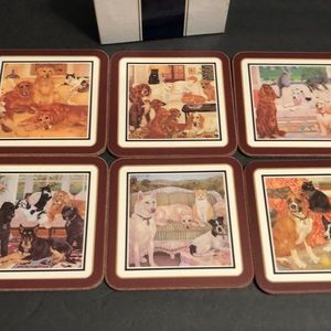 Vintage Pimpernel Dog Coasters